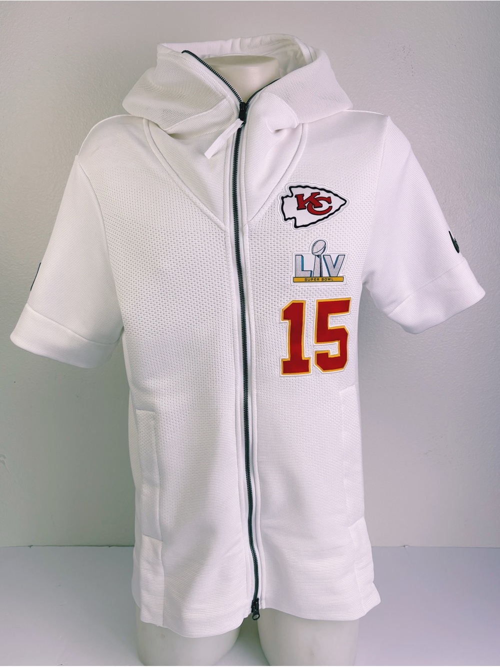Nike NFL Onfield Kansas City Chiefs Mahomes #15 Super Bowl LV Bound Hoodie Men’s